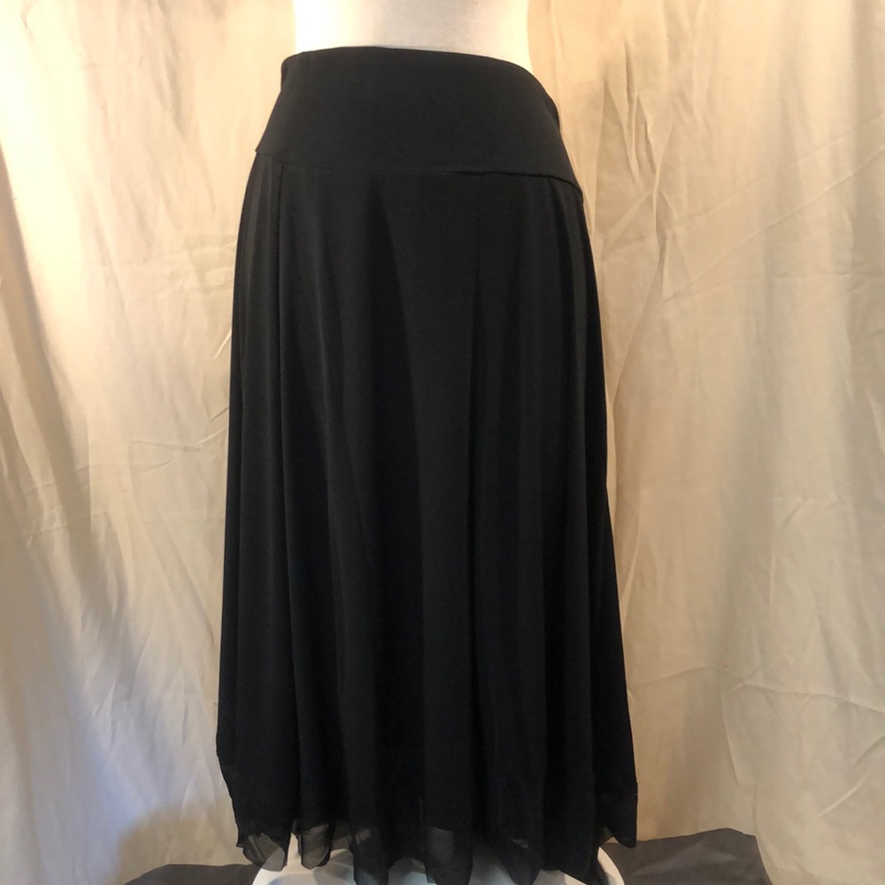 JM Collection, flowing Black skirt xxl